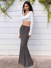 Load image into Gallery viewer, Apparel:  High Waist Floor Length Skirt
