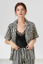 Load image into Gallery viewer, Apparel: Striped Short Sleeve Shirt, Pants, and Cami Pajama Set
