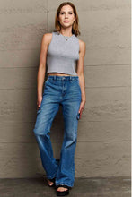 Load image into Gallery viewer, Apparel: Holly High Waisted Cargo Flare Jeans
