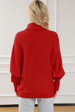 Load image into Gallery viewer, Apparel: Merry Letter Embroidered High Neck Sweater
